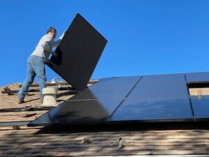 Solar panel installation